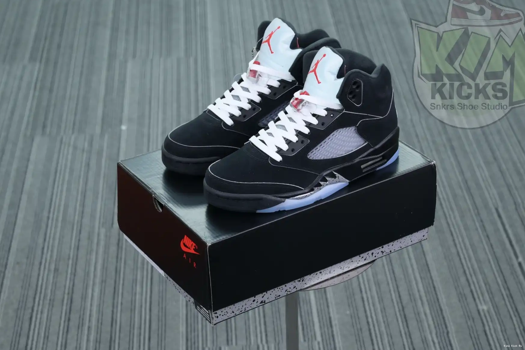 REIMAGINED” METALLIC Air Jordan 5“BLACK Kimikick Jordan 0813